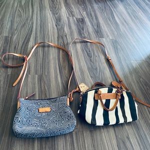 2 dooney & burk crossbody